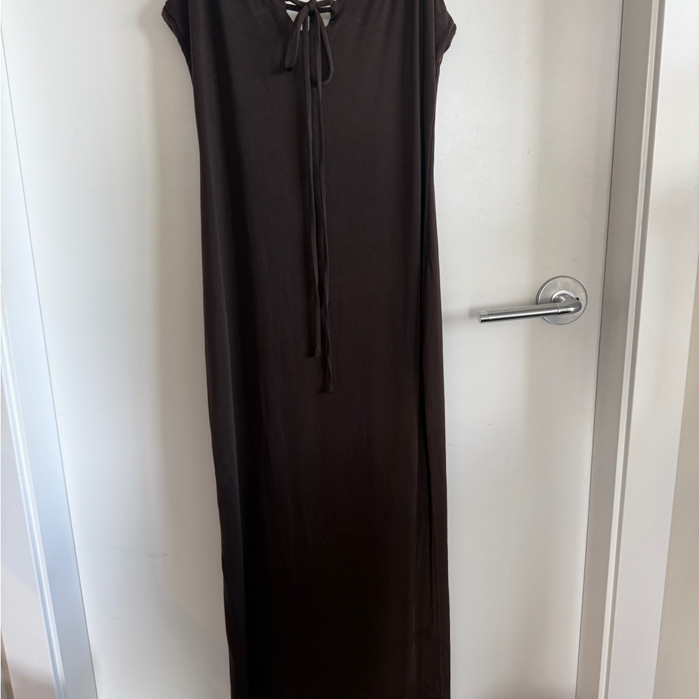 REVOLVE Lovers + Friends Fiona midi dress - brown Slip Dress Spaghetti Strap - Picture 7 of 10